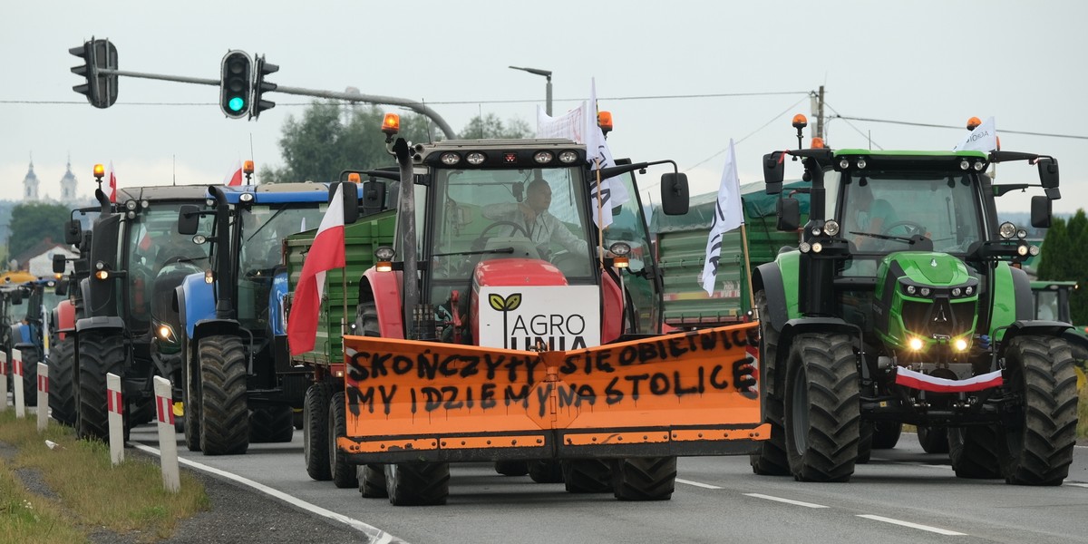 Agrounia potwierdza, że wkrótce zablokowana zostanie także Warszawa.