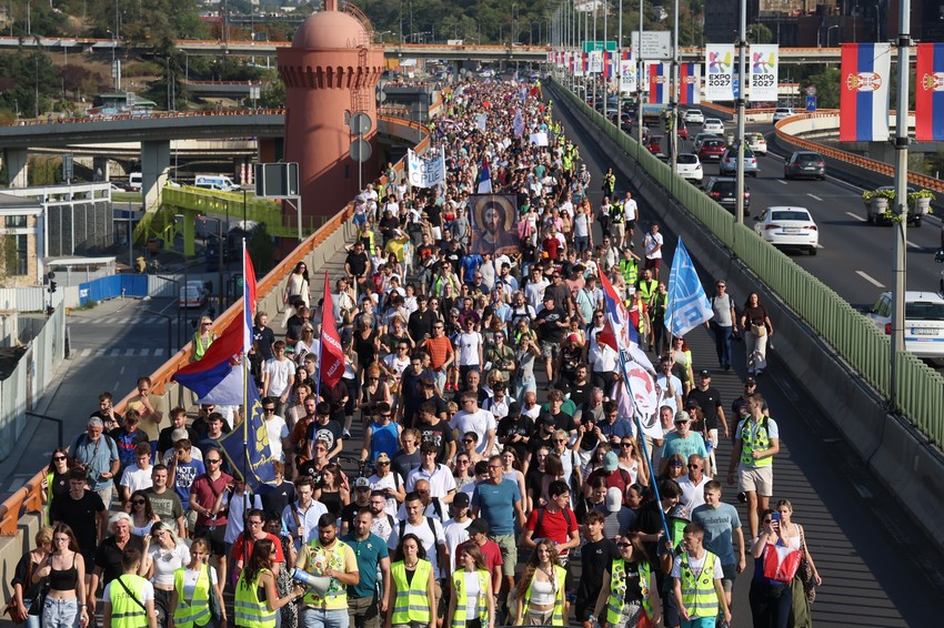 Protest u Beogradu