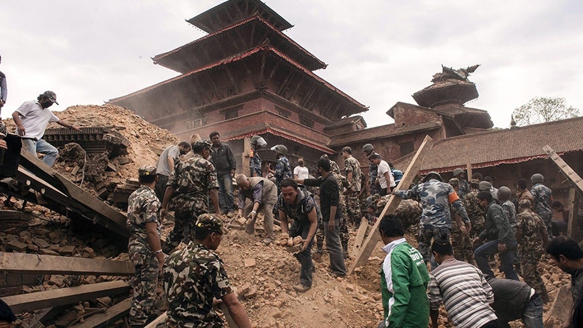 Nepal trzęsienie ziemi katastrofa 