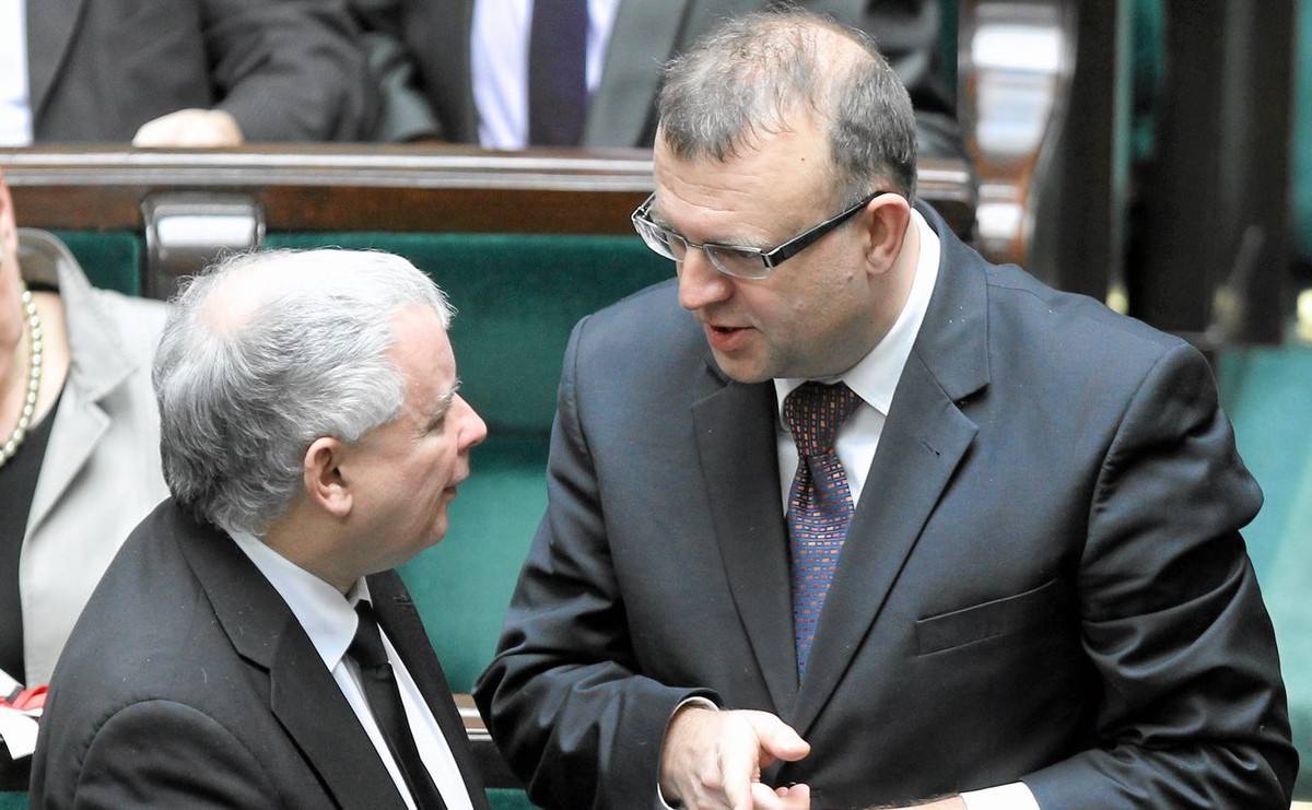 Jarosław Kaczyński i Kazimierz Michał Ujazdowski