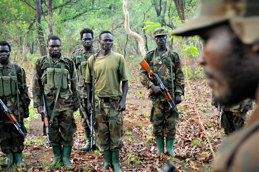 Ugandan soldiers hunt LRA rebels