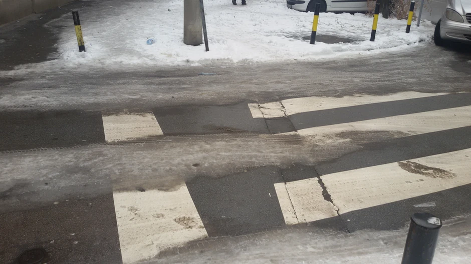 Izbegavajte bele delove pešačkog prelaza