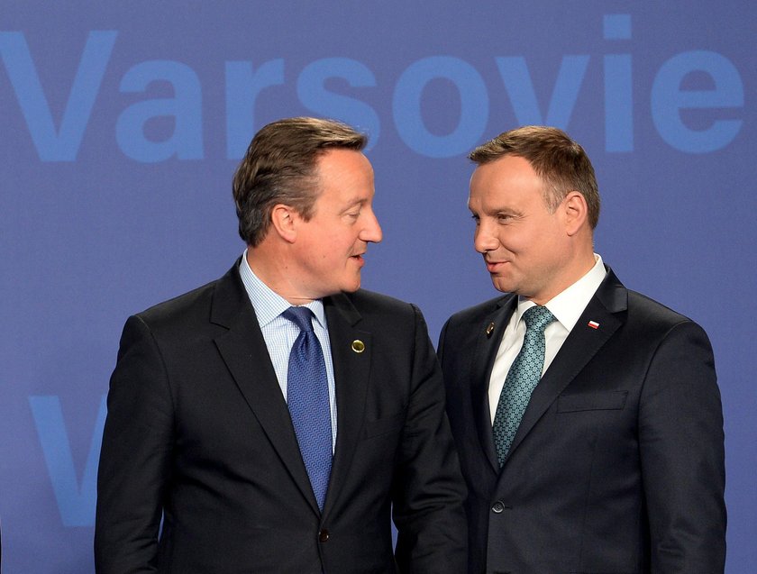 Andrzej Duda i David Cameron