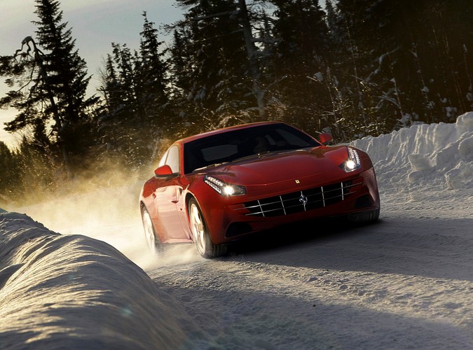 Oto ferrari FF - ferrari four - jeszcze nigdy w historii cyfra 4 nie wywołała takich emocji