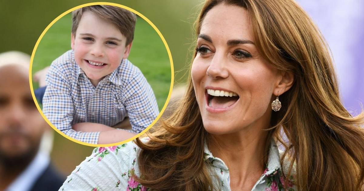 El príncipe Luis celebra su sexto cumpleaños.  La duquesa Kate mostró una foto de su hijo