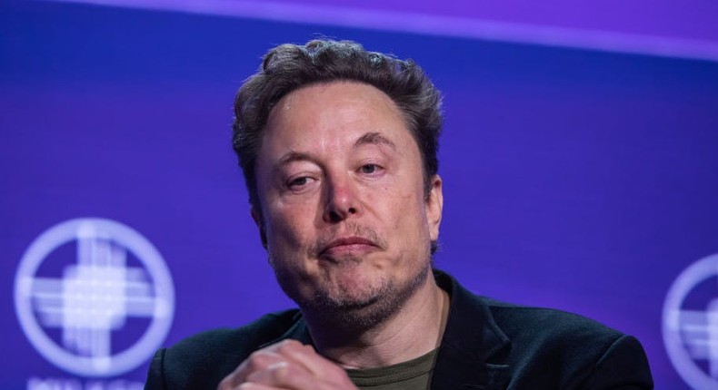 Elon Musk said Tesla will continue developing its supercomputer project, Dojo. Apu Gomes via Getty Images