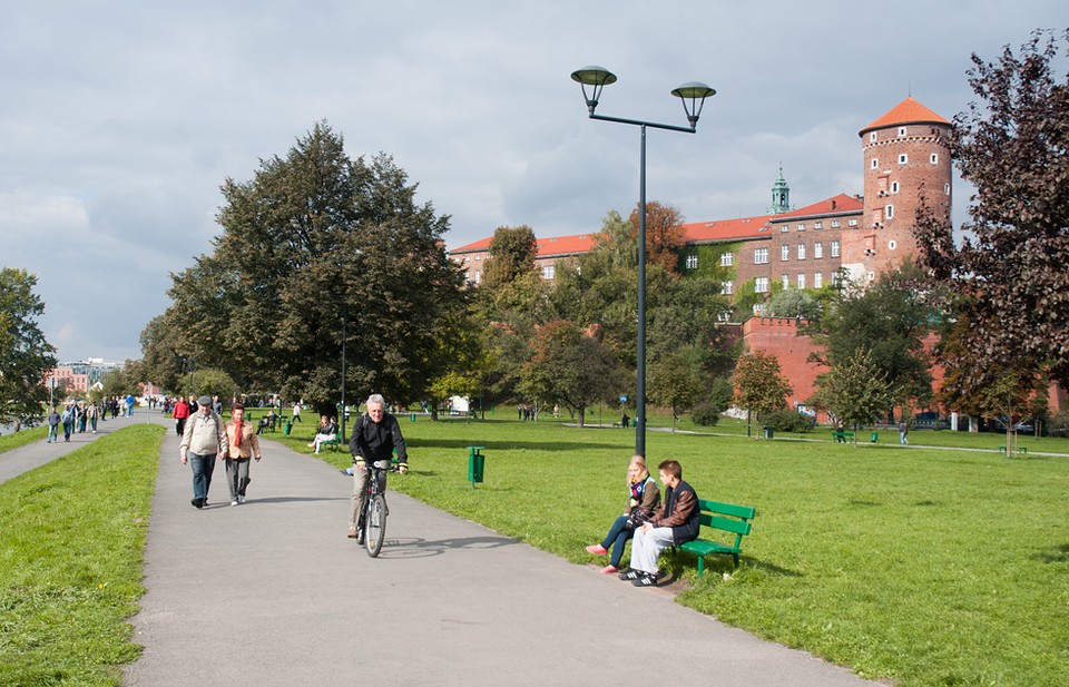 Zamek Królewski na Wawelu i osada Rybaki