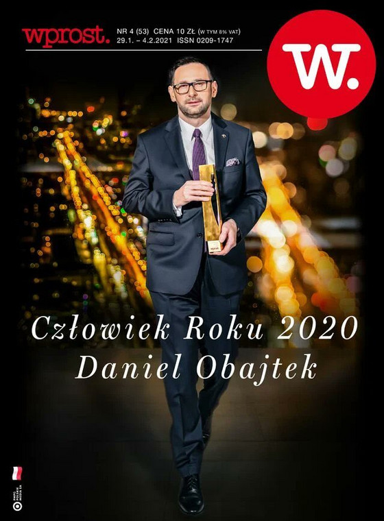 Daniel Obajtek Człowiekiem Roku tygodnika "Wprost"