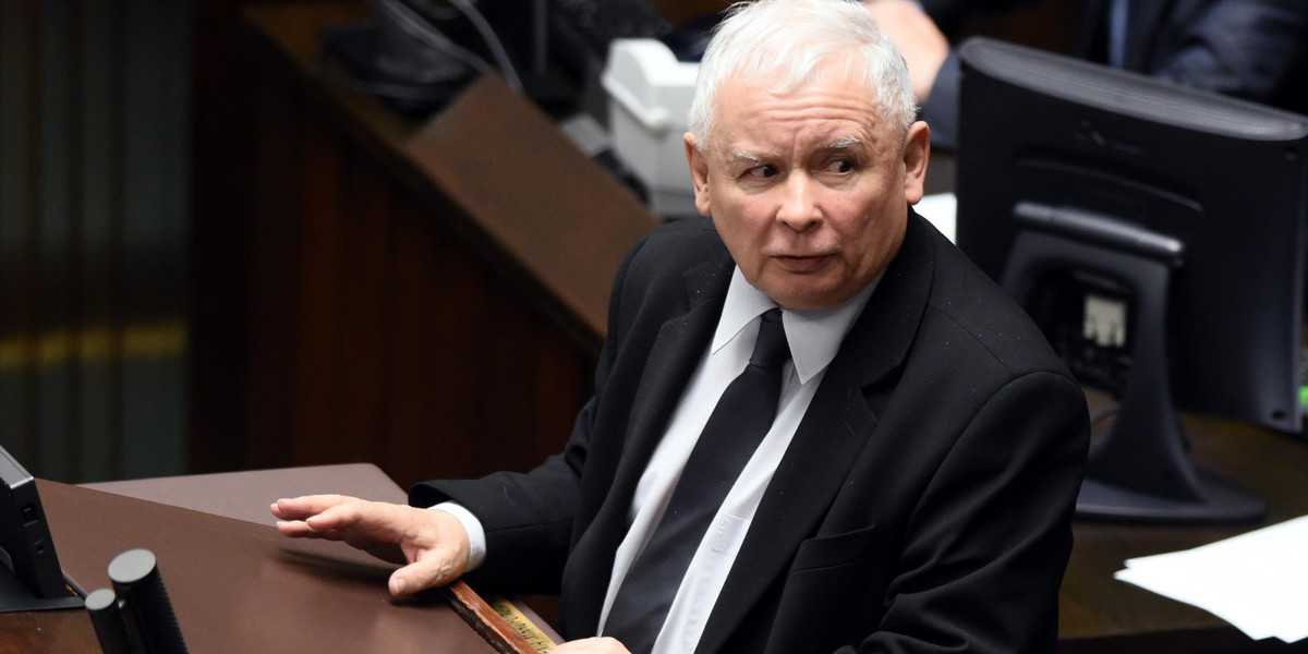 Jarosław Kaczyński wycofał ustawę autorstwa 