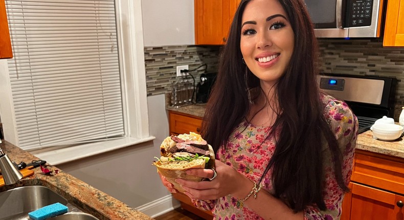 I tried making Gordon Ramsay's 10-minute steak-sandwich recipe.Lara Walsh