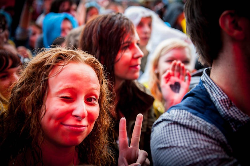 Coke Live Music Festival 2012 - publiczność (fot. Monika Stolarska / Onet)