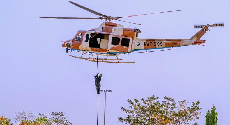 NAF special forces eliminate notorious terrorist kingpin, 5 others in Kaduna [Twitter/@BashirAhmaad]