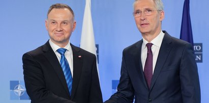 Andrzej Duda spotkał się z szefem NATO. Mówił o potencjalnej napaści