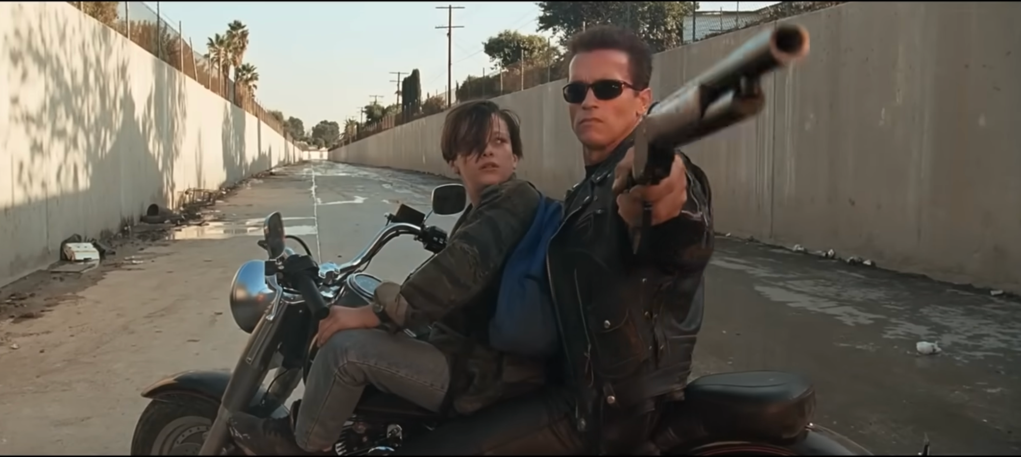 Arnold Schwarzenegger ako Terminátor. 