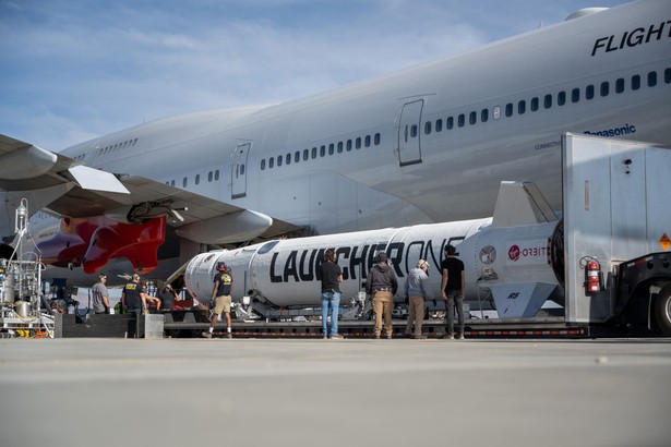 Rakieta LauncherOne. Źródło: Materiały prasowe Virgin Orbit