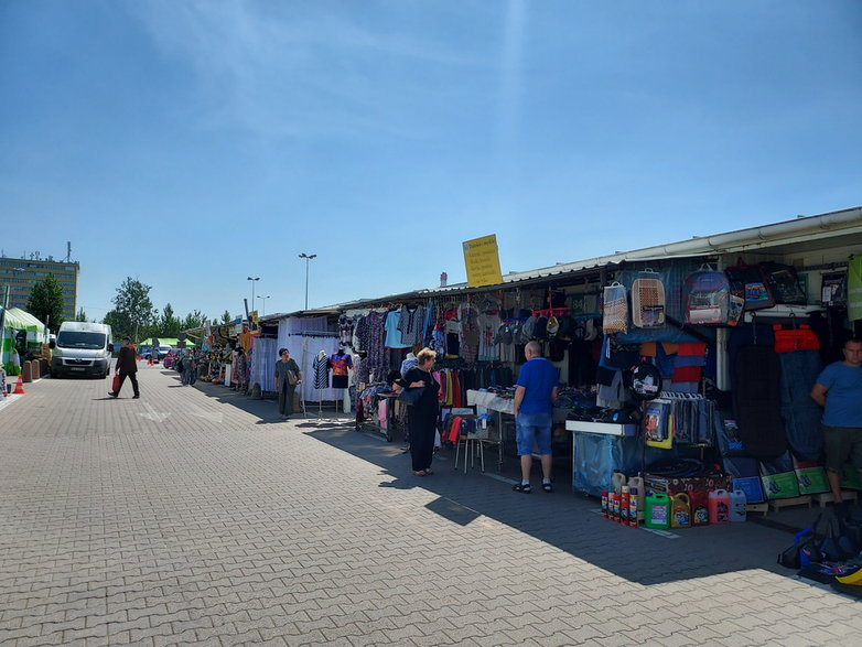 Bazar na przedmieściach Białegostoku