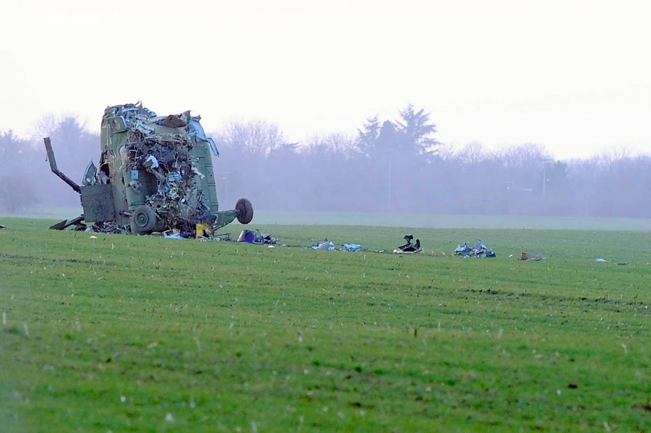 Srušeni helikopter Vojske Srbije nedaleko od beogradskog aerodroma Nikola Tesla