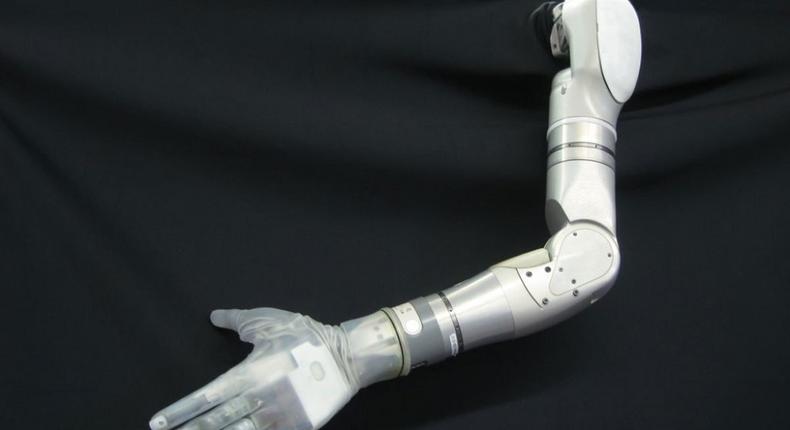 The robotic arm used in the test