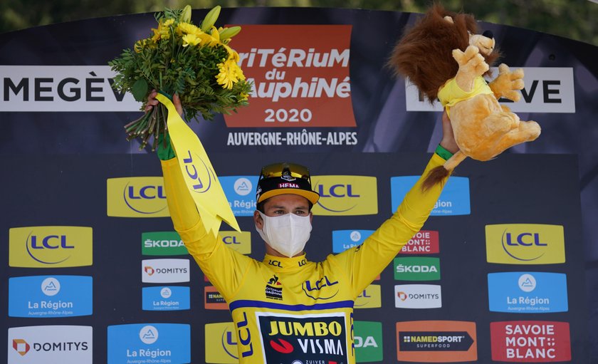 Primoz Roglić wycofał się z Criterium du Dauphine