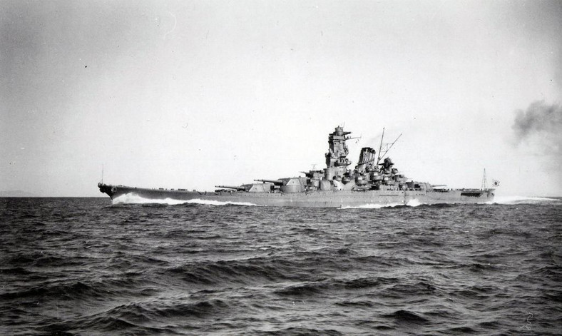 Japoński okręt "Yamato"