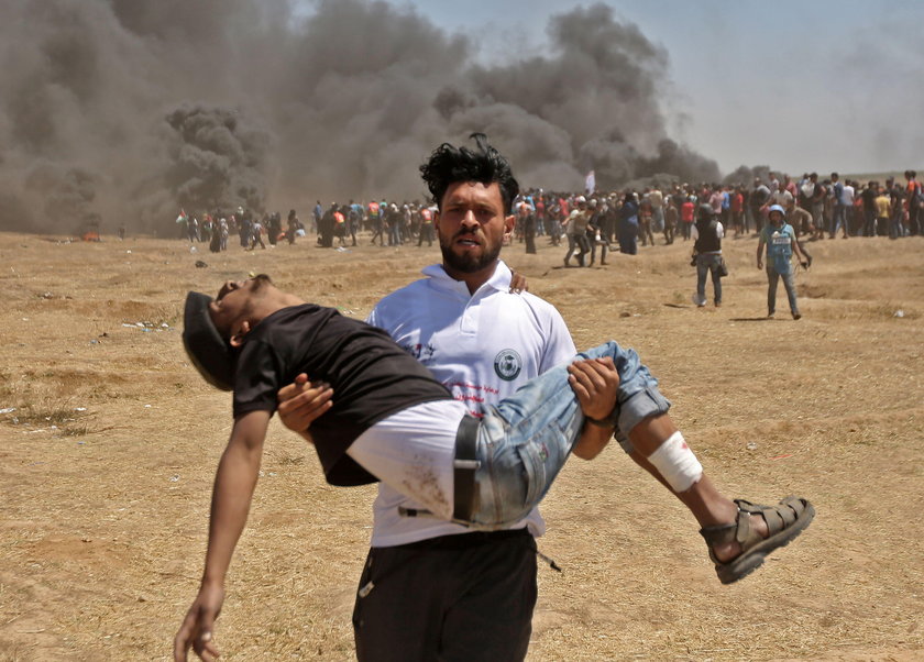 Zamieszki w Strefie Gazy