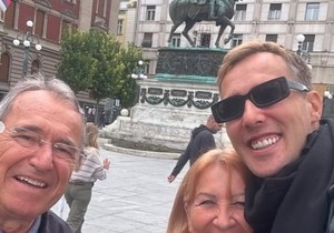 Čeda Marković sa porodicom