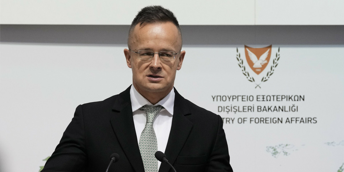 Minister spraw zagranicznych i handlu Węgier Peter Szijjarto stawia warunki UE w sprawie pomocy Ukrainie i sankcji.