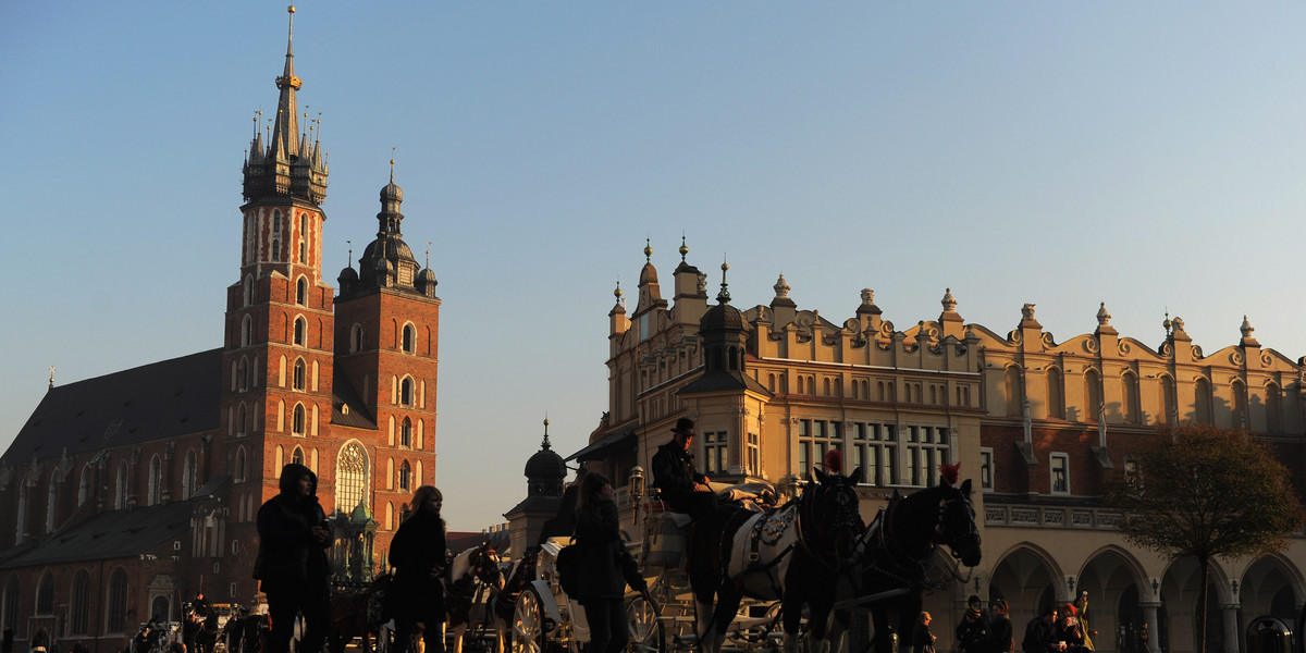 Małopolska była jednym z najczęściej wybieranych regionów w Polsce przez zagranicznych turystów. Na zdjęciu: Kraków