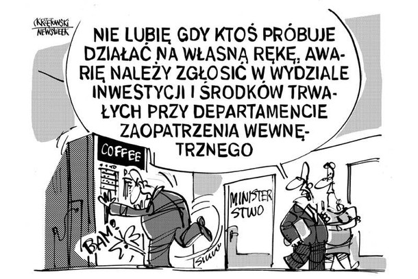 Na wlasna reke biurokracja urzędnicy Krzętowski