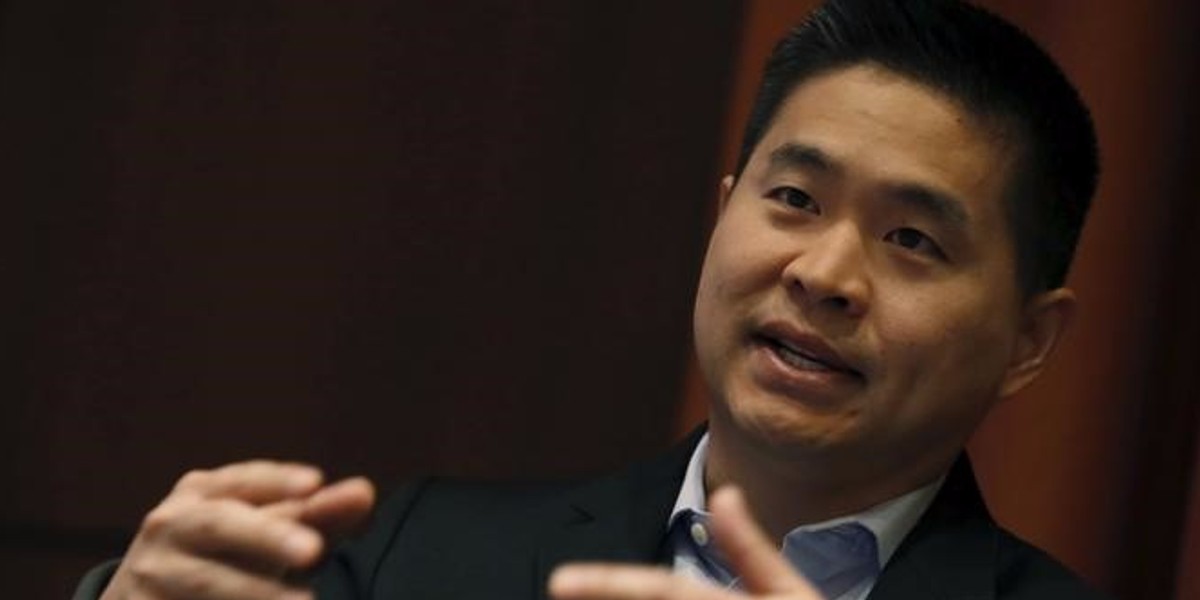 Brad Katsuyama, President and CEO of IEX Group, Inc. speaks at the Sandler O'Neill + Partners, L.P. Global Exchange and Brokerage Conference in New York