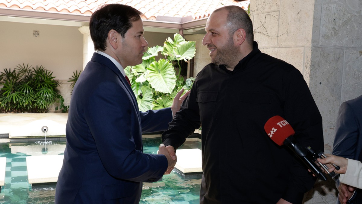 Marko Rubio i Rustem Umerov u novembru 2025.