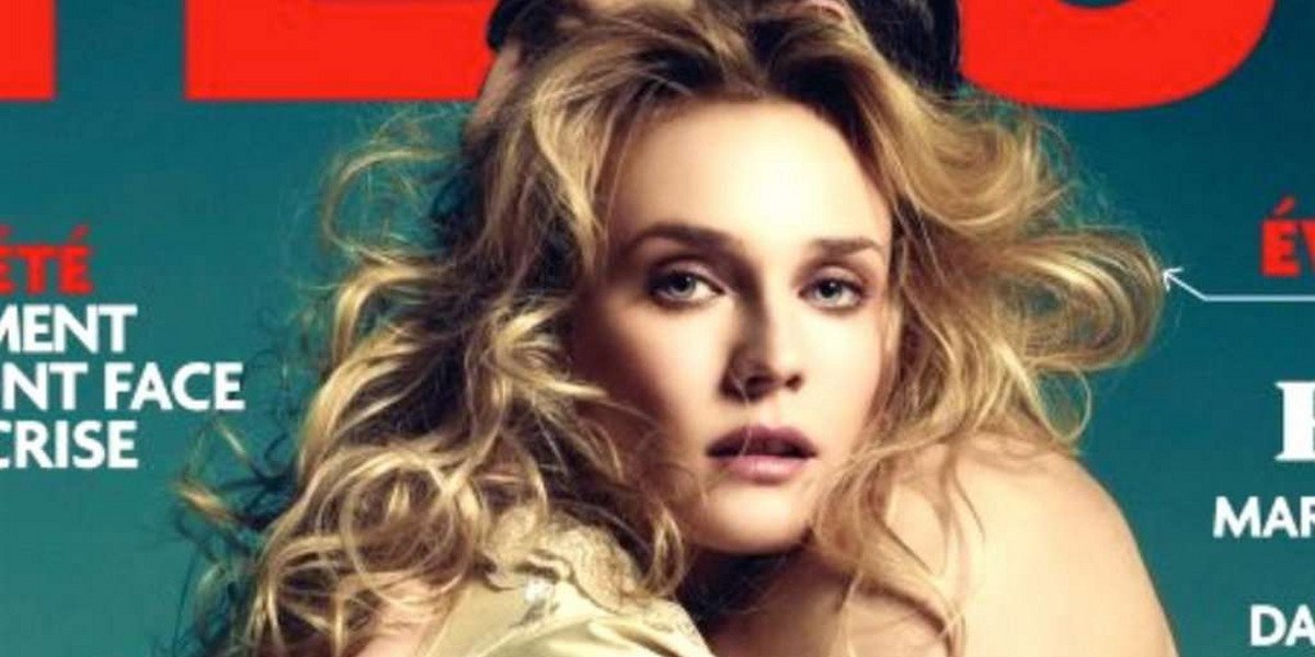 Diane Kruger Photoshop retusz metamorfoza