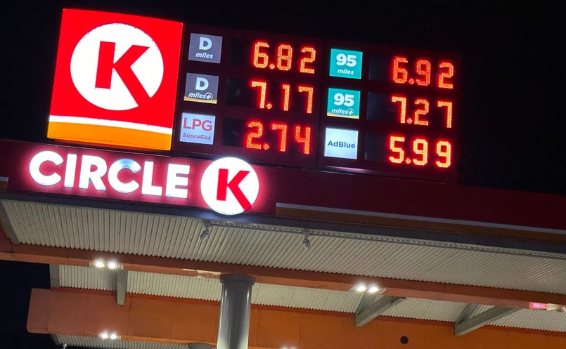 Stacja Circle K przy ul. Modlińskiej w Warszawie