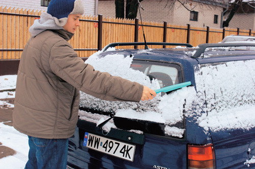 Odśnież auto, zanim odjedziesz!