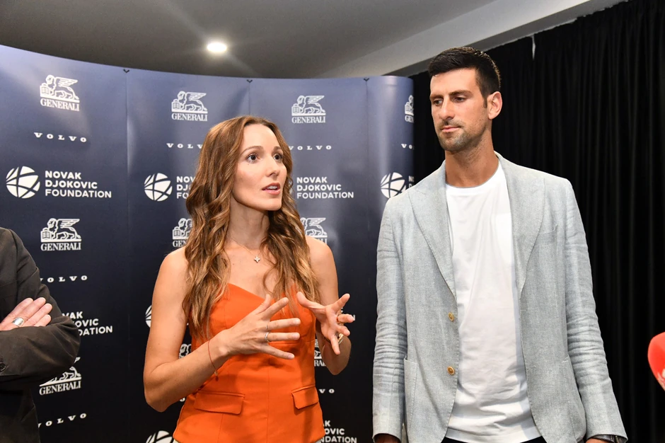 Jelena i Novak Đoković