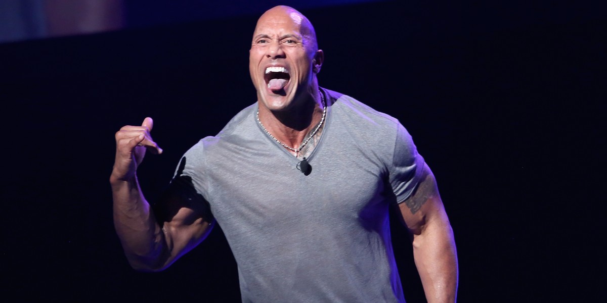 Aktor Dwayne The Rock Johnson wciela się zazwyczaj w role bohaterów z dominującą osobowością