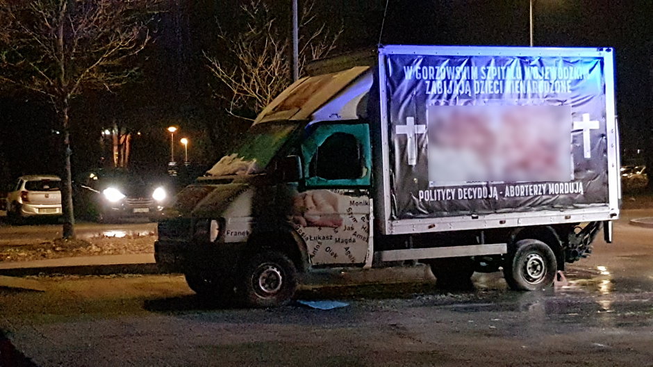 Próba podpalenia antyaborcyjnej furgonetki w Gorzowie