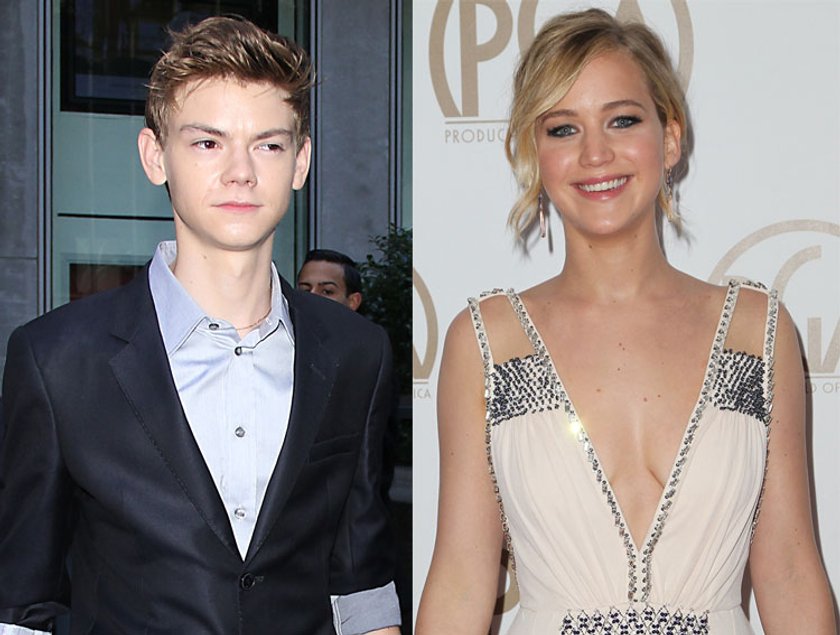 24 lata: Thomas Brodie-Sangster i Jennifer Lawrence