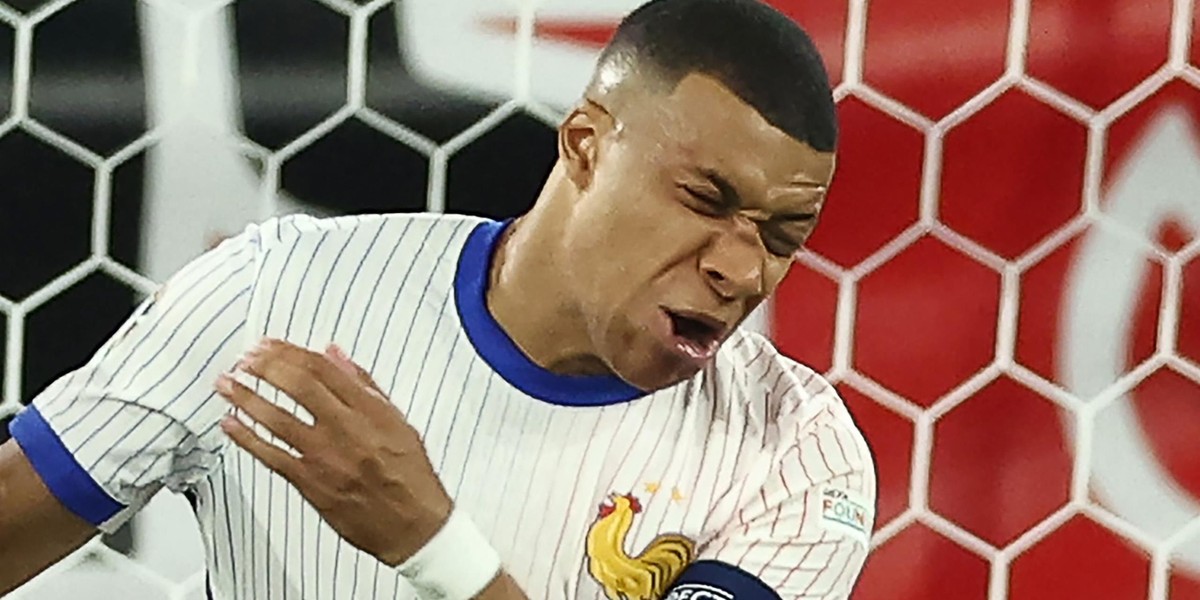 Kylian Mbappe pokazał się w nowej masce. 