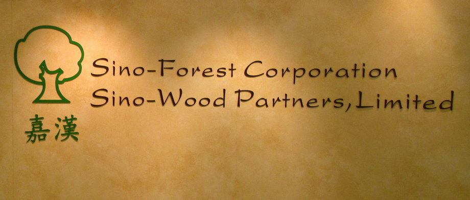 The company logo of Sino-Forest, Block's most famous short target.