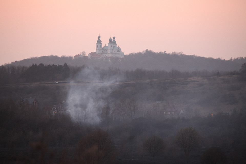 Pożar traw na krakowskim Ruczaju, Fot. Łukasz Boroń/Daj znać!