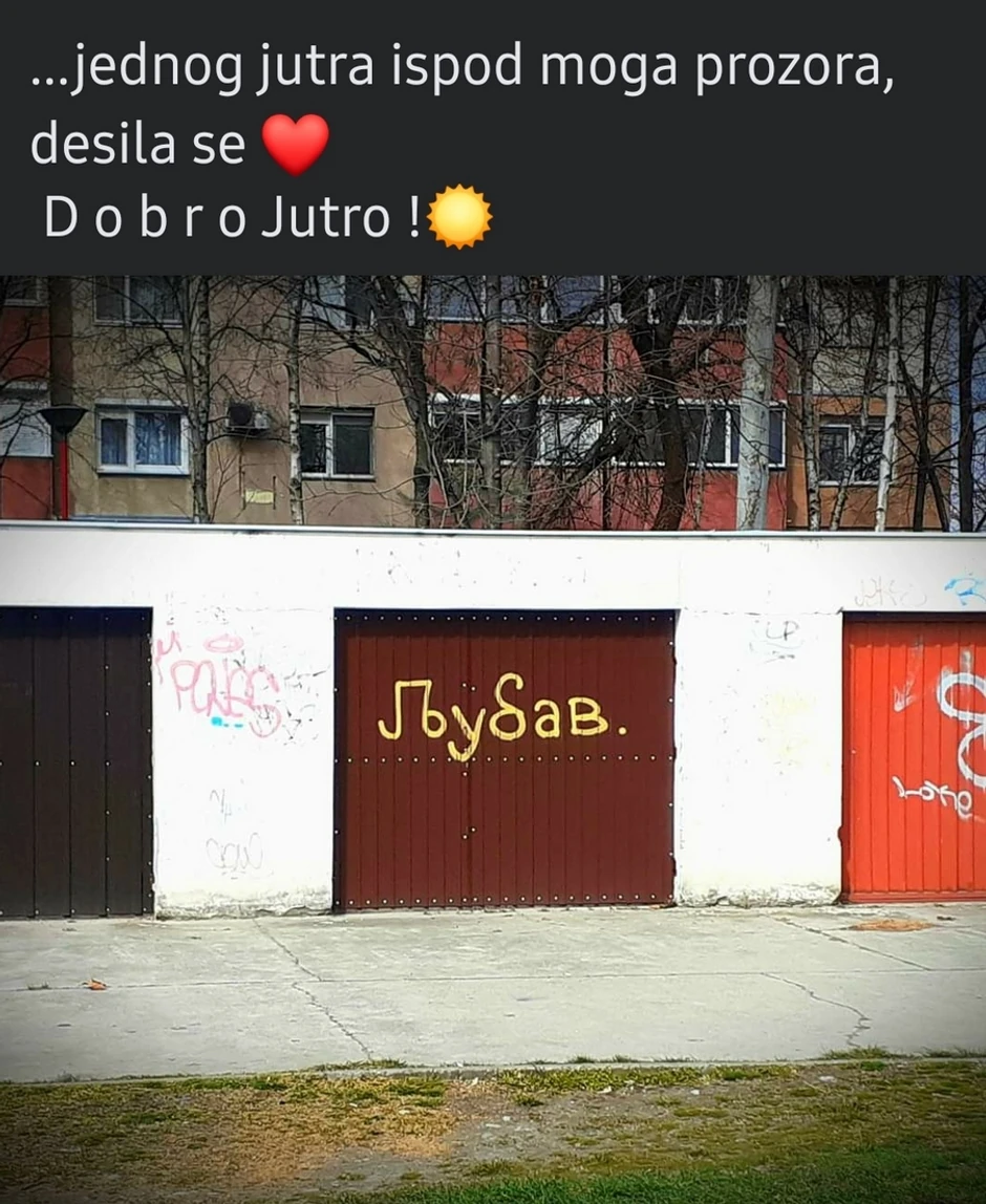 Društvenim mrežama kruže fotografije Ljubav.