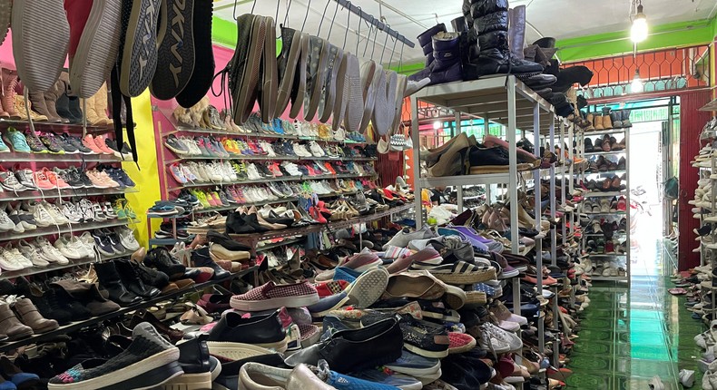 Shoes at a shop in Batam, Indonesia.Joe Brock/Reuters