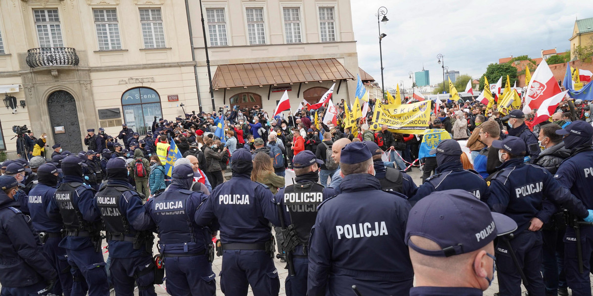 Protest przedsiębiorców