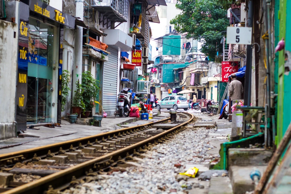 Pružni prelaz u Hanoju