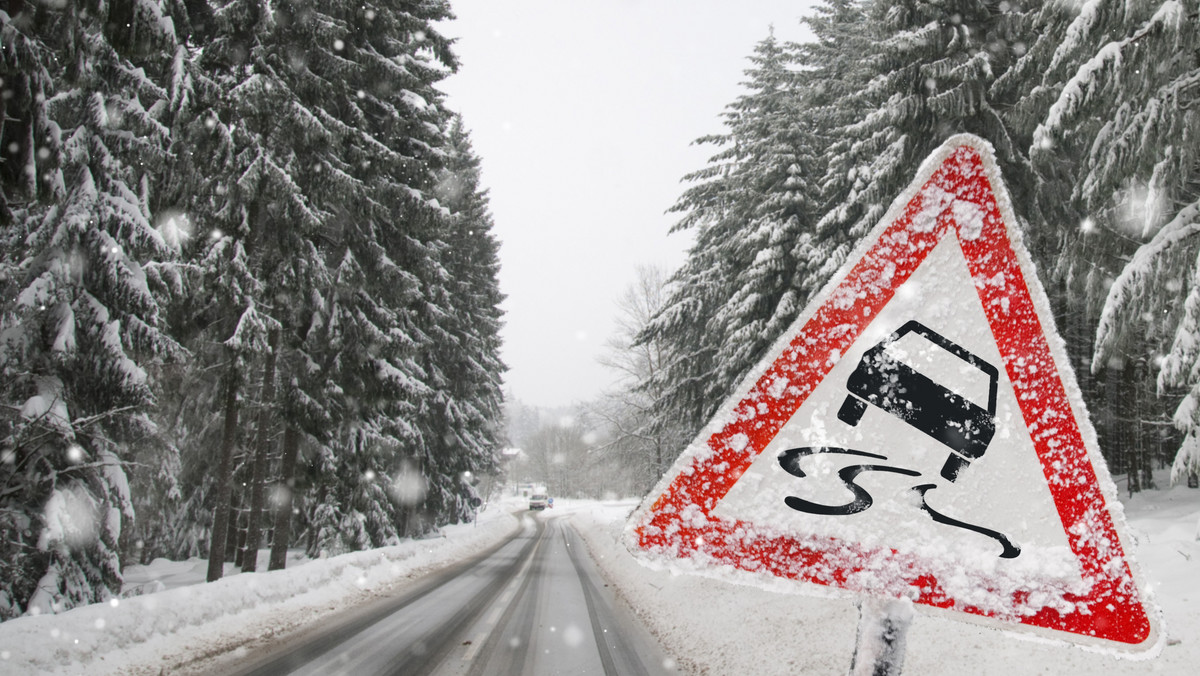 Instytut Meteorologii i Gospodarki Wodnej informuje o oblodzeniach w Polsce północno-wschodniej. Mokra nawierzchnia dróg i chodników po opadach deszczu, deszczu ze śniegiem lub mokrego śniegu może zamarzać.