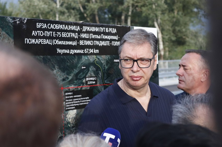 Golubac Aleksandar Vučić radovi na izgradnji Dunavskog koridora