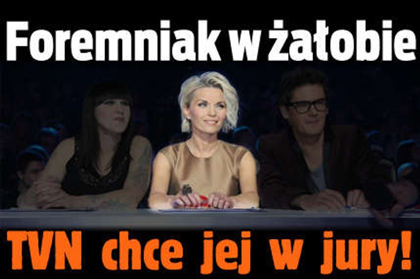 Foremniak w żałobie. TVN chce jej w jury