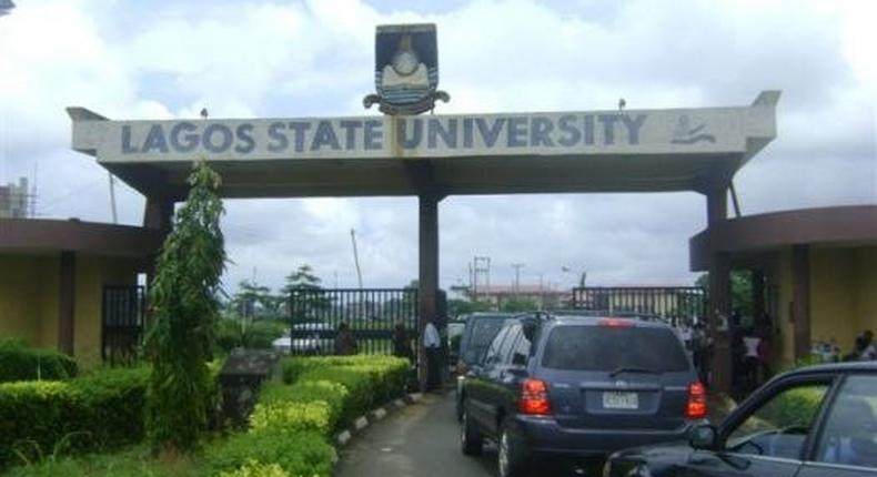 Main entrance of the Lagos State University (LASU)