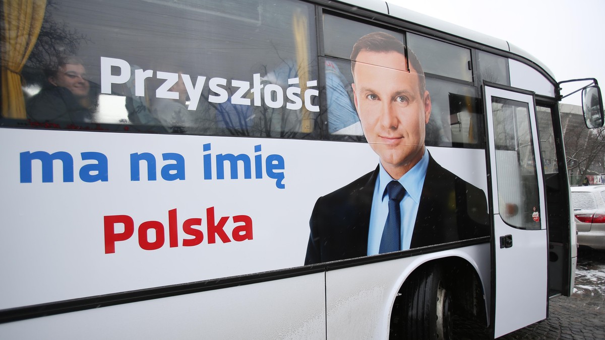 WARSZAWA PIS ANDRZEJ DUDA DUDABUS